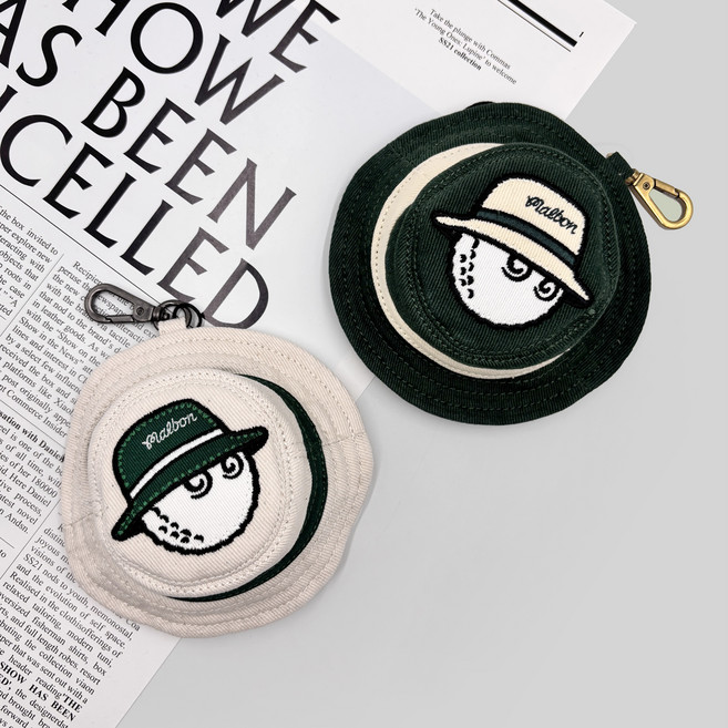 [백화점매장판] 말본 볼 케이스 BC 가죽 주머니 골프공 파우치 가방 + 쇼핑백, 1개, BW-10