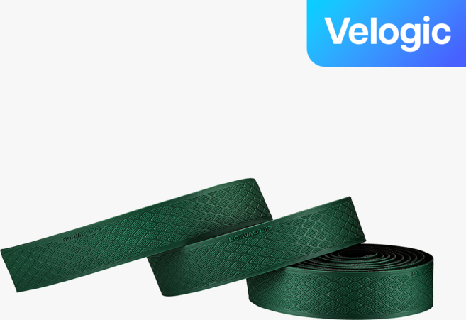 시클로베이션 프리미엄 그라인드 터치 다이아몬드 GXL 자전거 핸들바 테이프, 레이싱 그린, 1개