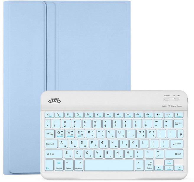 갤럭시탭 S4 10.5 호환 콤비 블루투스 키보드 케이스 t830/t835, 소다, 1개