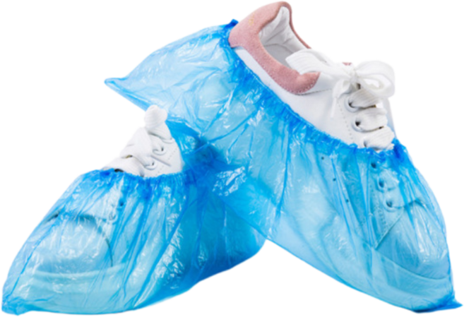 일회용 부직포 덧신, 파랑, 100개