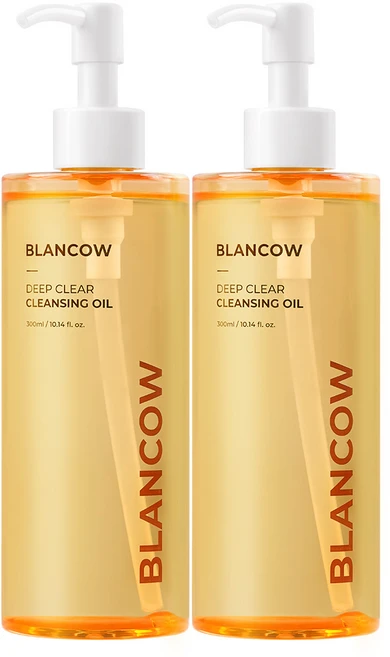100% 자연유래성분 딥클렌징오일 블랙헤드 화이트헤드 피지개선 모공케어 트러블피부 산뜻한제형 민감성추천, 2개, 300ml - 쿠팡