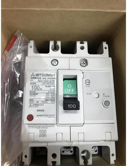 MITSUBISHI 三菱 漏電斷路器 NV100-SW 3P, 1個, 50A