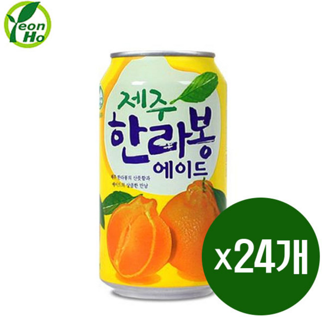 연호 제주 한라봉 에이드, 340ml, 24개