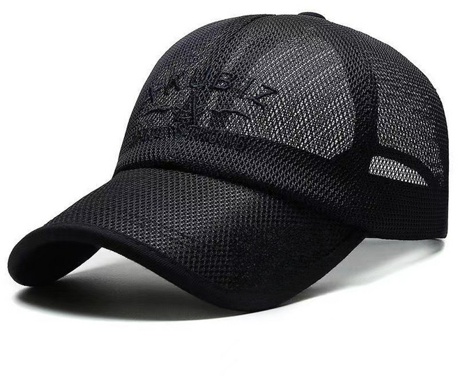 NEW 야구모자 러닝모자 남녀공용봄여름가을 메쉬 모자 남 여름용 망사 선캡 통기 낚시 선캡 소프트 통풍 원단, 네이비, 모든 야드