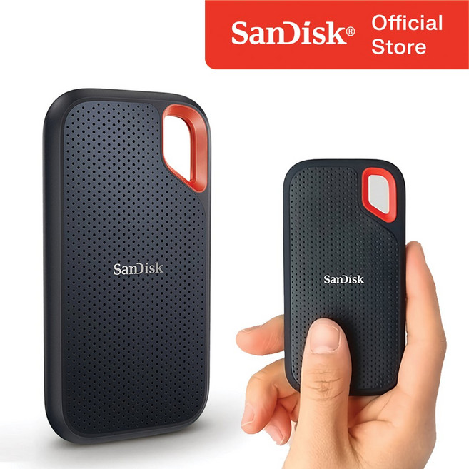 샌디스크 익스트림 포터블 외장 SSD e61, 8TB, 블랙