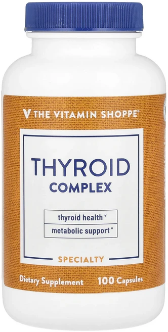 건강에 좋은영양제 The Vitamin Shoppe 갑상선 복합체 캡슐 100정 지금구입하세요 곧품절되요, 1개 - 쿠팡