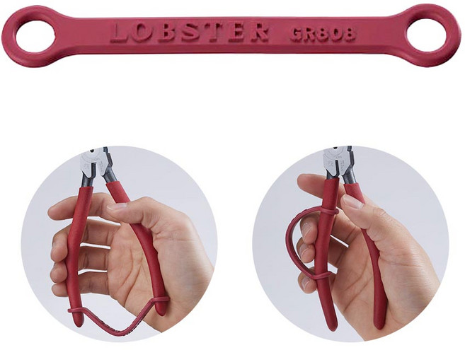 로보스터 그립어댑터 GR808R 그립어답터 니퍼 롱노우즈플라이어 장착 스프링역할 94mm, 1개