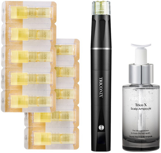 트리코닉스 두피 집중 케어 SET (니들샷 1개 + 리필 10개입 + 두피 앰플 1개)