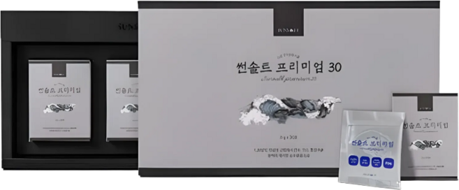 썬솔트 프리미엄 용융소금 1000도 5회 용융 순도 99.9 순소금, 30개, 3g