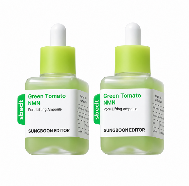 성분에디터 그린토마토 NMN 포어 리프팅 앰플 더블 기획, 2개, 40ml