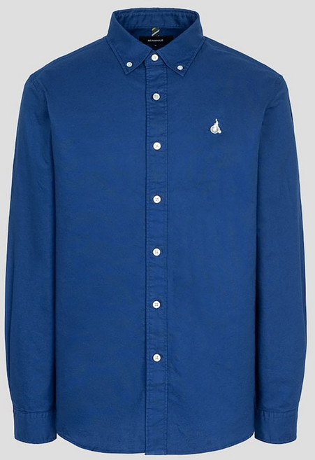 매장정품 BEANPOLE 빈폴 [빈폴] [Essential] 남녀공용 옥스퍼드 솔리드 셔츠 블루 (BC5764E05P) 1195608