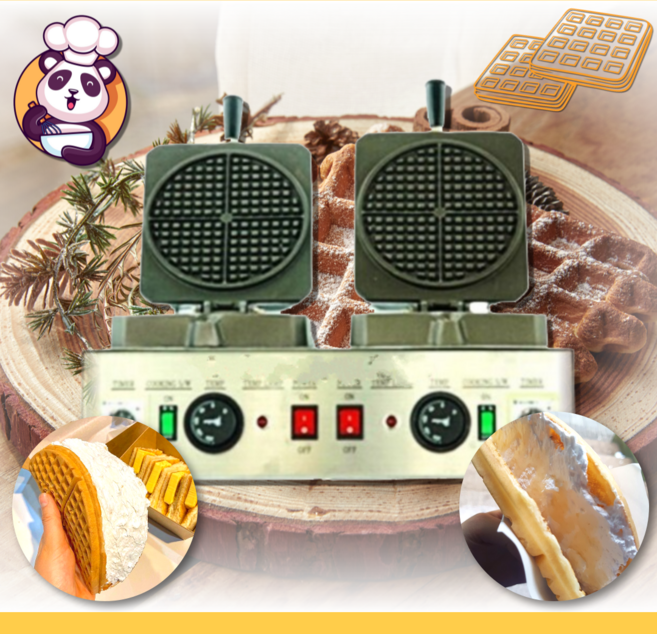 국내 업소용 와플기계 2구 전기 메이커 아메리칸 와플기계