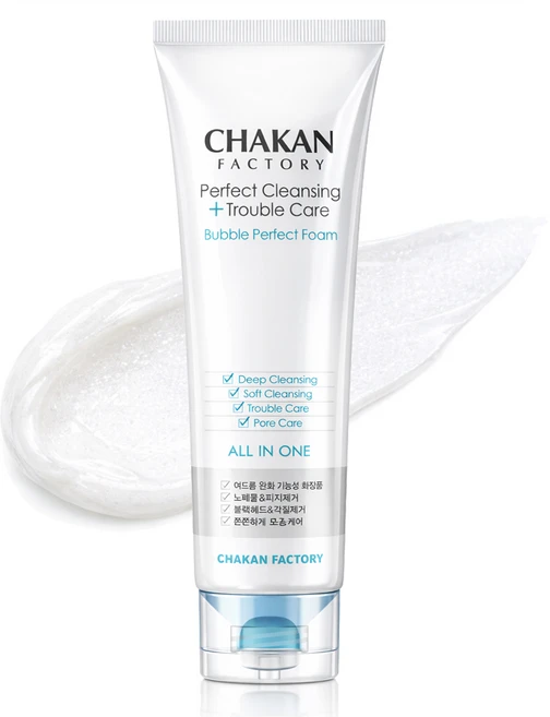 트러블 좁쌀 모공수축 얼굴각질제거 클렌징 버블지우개폼 120ml, 1개 - 쿠팡