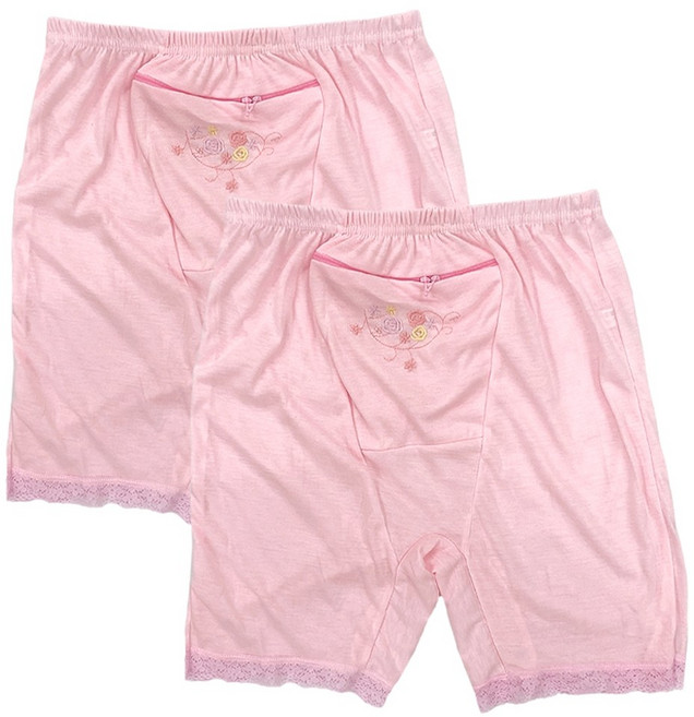 1+1 엘에이스 할머니 속바지 정말 편한 면 지퍼시지브 속바지