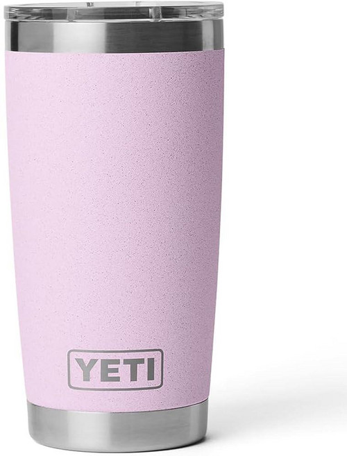 YETI 예티 Rambler 591.5ml(20온스) 텀블러 스테인리스 스틸 Mag슬라이드 슬리퍼r 뚜껑으로 진공 단열 키 라임_182155, 벚꽃 - 질감