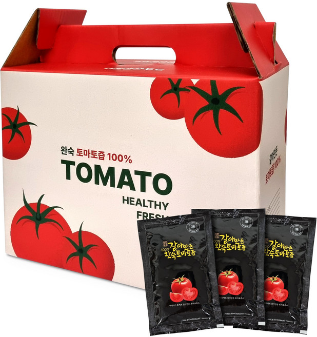 대원건강푸드 저온진공추출공법 토마토 통째로 100% 토마토즙, 100ml, 50개
