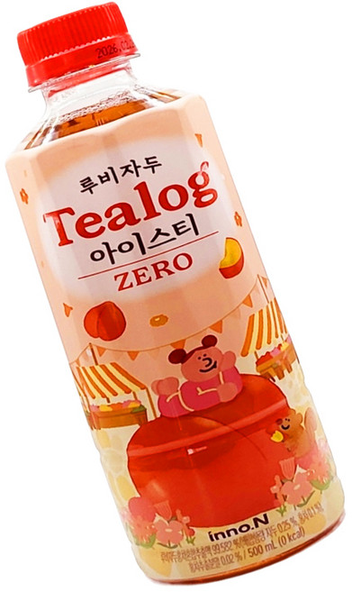 티로그 제로 루비자두 아이스티, 6개, 500ml
