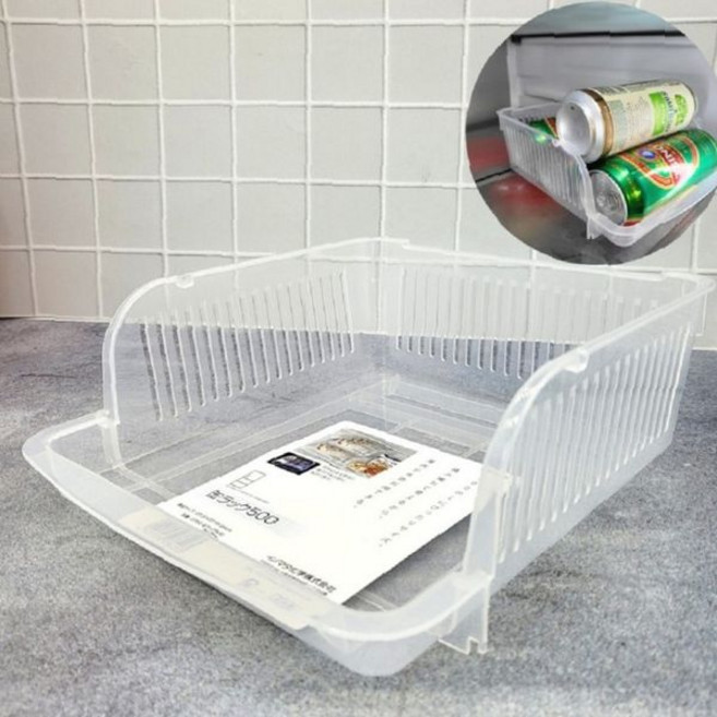 이노마타 냉장실 500ml 음료수 수납 정리함 주방 냉장고 칸막이 선반 트레이, 1개
