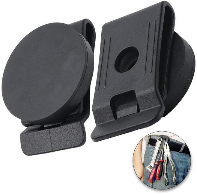 사십베비 강력 자석 클립 공구부착 허리벨트 자석클립 버클자석 공구벨트 클램프, 1개
