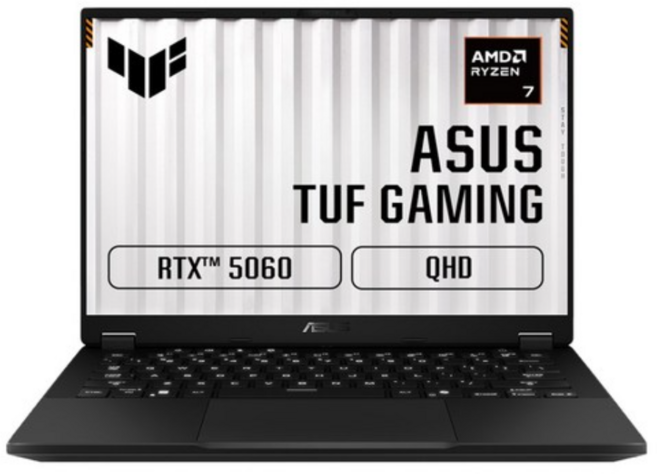 에이수스 2025 TUF 게이밍 A14 라이젠7 지포스 RTX 5060, 예거 그레이, 512GB, 32GB, Free DOS, FA401UM-RG007