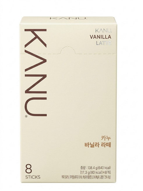 카누 바닐라 라떼, 17.3g, 8개입, 1개