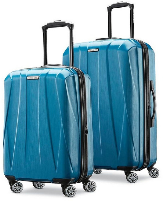 Samsonite 쌤소나이트 센트릭 2 하드사이드 확장 스피너 휠 캐리어 카리브 블루 2개 세트 (20/24) 그외 각종 429484