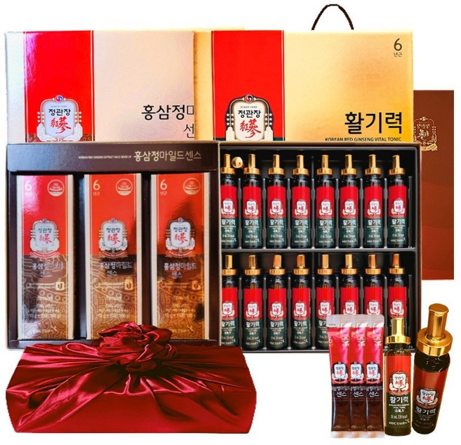 정관장 6년근 에브리타임 홍삼정 스틱 마일드 30세트+활기력 16세트(홍삼농축액 비타민 함량) 추석 명절 부모님 여행 선물세트 1개, 1세트, 620g