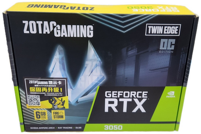 ZOTAC GAMING GeForce RTX 3050 6G 顯示卡與 COUGAR ATLAS 550W 電源供應器組合, 1個