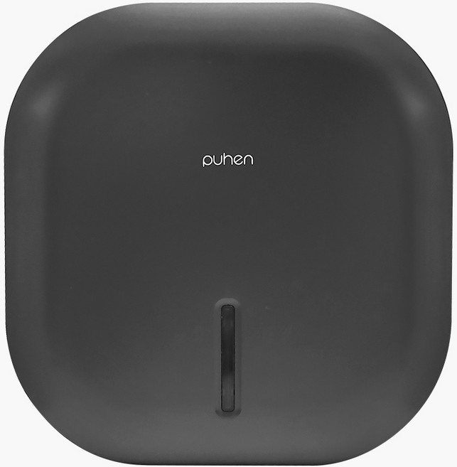 퓨핸 무타공 점보 롤 휴지 케이스 화장지 디스펜서, 다크그레이, 1개