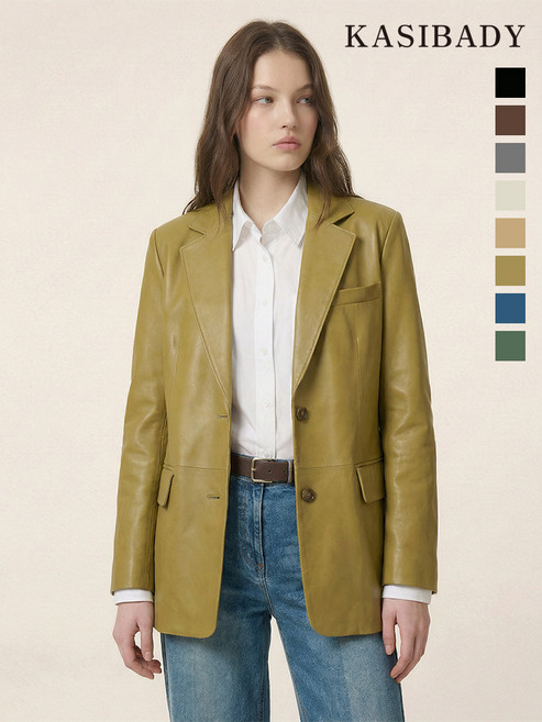 카시바디 시크릿시즌오프 카시바디 테일러드 양가죽 자켓