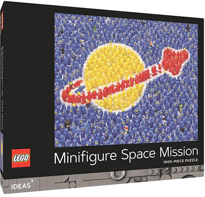 레고 직소 퍼즐 1000피스 미니피규어 스페이스 미션 Minifigure Space Mission, Chronicle Books LEGO IDEAS 미니