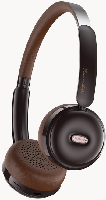 아트란 HAVIT 레트로 감성 블루투스 무선 헤드폰 대용량 배터리 헤드폰 ARTRAN H616BT, H616BT_헤드폰