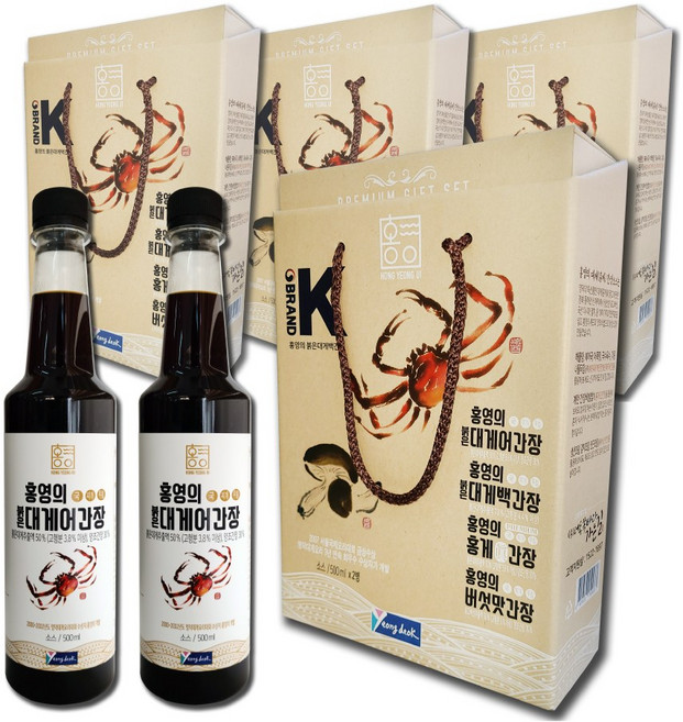 홍영의 선물세트(어간장500mlx2) 4세트 명절선물, 500ml