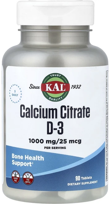 KAL 구연산 칼슘 D-3 90정, 5개 - 쿠팡