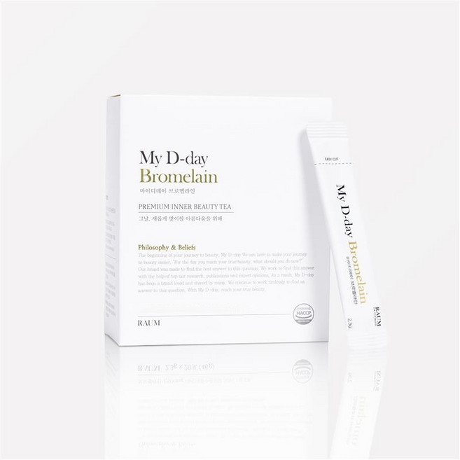 [정품] 리뉴얼 마이디데이 브로멜라인(My D-day Bromelain), 40g, 7개
