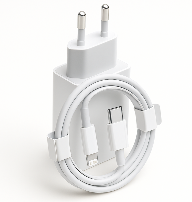 아이폰 에어팟 고속 충전기 C타입 TO 라이트닝 스트랩 어댑터 충전 아이폰 14 13 호환 케이블 에어팟 프로 2 충전기, 1m, 화이트, 1개