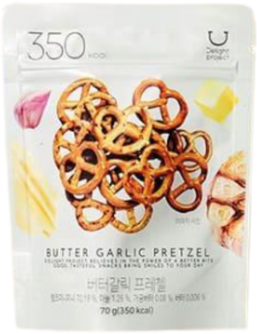 딜라이트 프로젝트 버터갈릭 프레첼, 70g, 8개