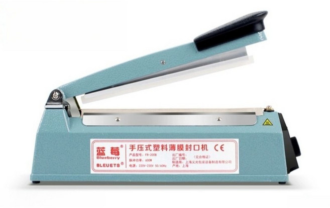 포장 실링기 비닐 접착기 봉합기 밀봉기 탁상형 핸드타입 수축포장 업소용 밀폐기, C. 300B 봉합기 블루5mm