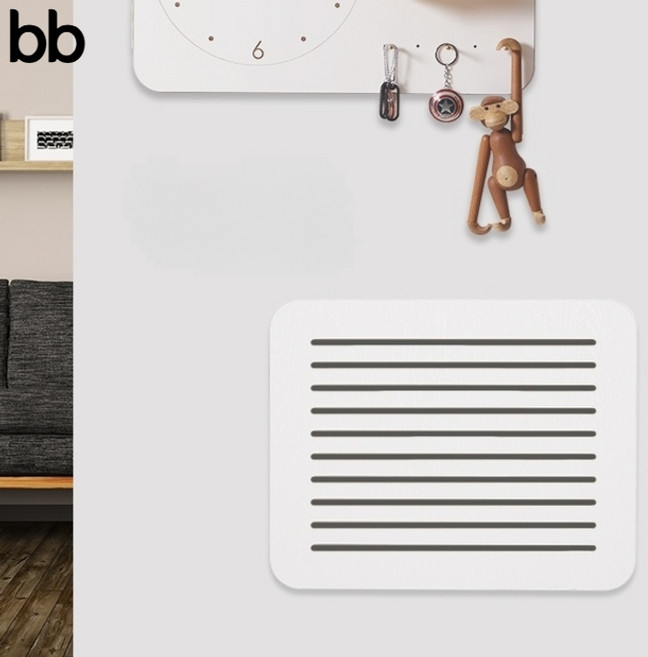 분전함 가리개 스위치 깔끔한 배전함 통신함 덮개 액자 인터폰 두꺼비집 시계 박스 커버, 세로 40x50cm (34x44 이하), 실버