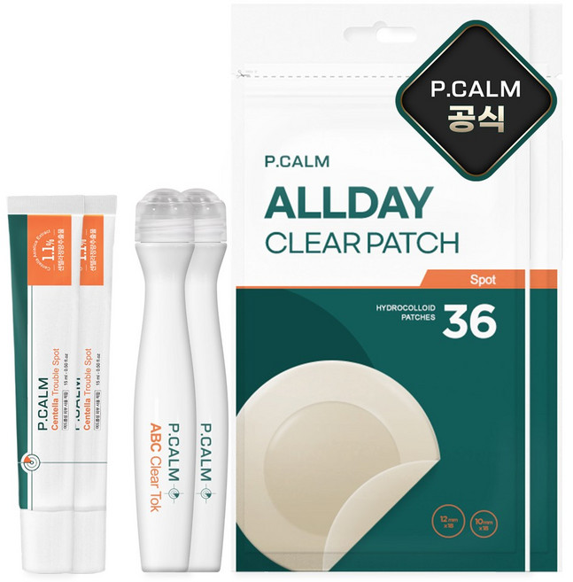 [본사정품] 센텔라 트러블 스팟 15ml + ABC 클리어톡 + 올데이 스팟패치, 2개