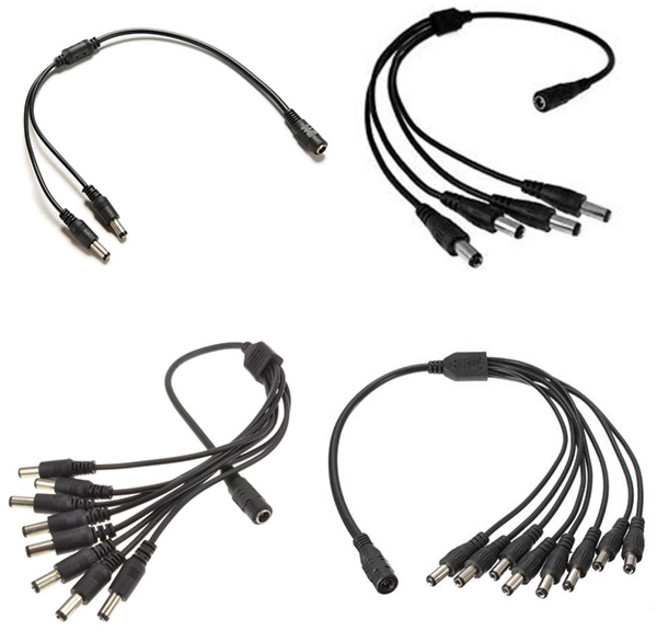 DC전원 분배 케이블 Y자 전원선 동시연결 2분할 4분할 8분할, DC_SC1:8-DC분배케이블 1:8, 1개