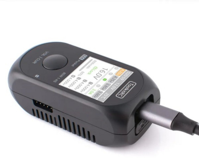 Future Flight ToolkitRC M4 포켓 80W 5A 미니 스마트 컴팩트 충전기 내장 USB-C XT30 출력 1-4S Lipo 배터