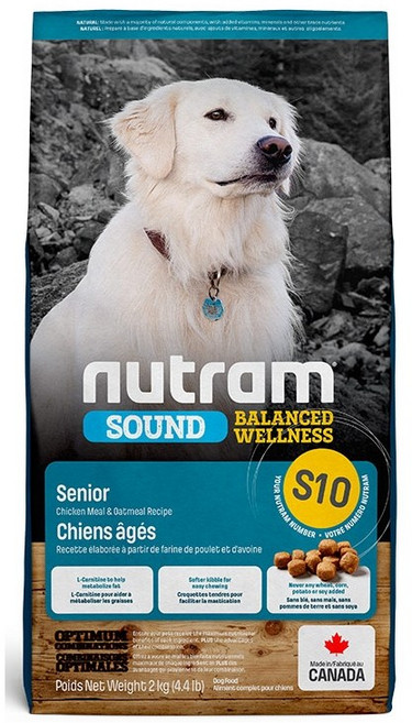 Nutram 紐頓 成犬 羊肉糙米配方, 1個, 紐頓S10老犬雞肉燕麥2kg, 2kg, 潔牙,維持體態,三效強化, 雞肉燕麥