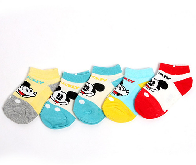 미키 스니커즈 양말 (1족) 남아 아동양말 2세~8세용
