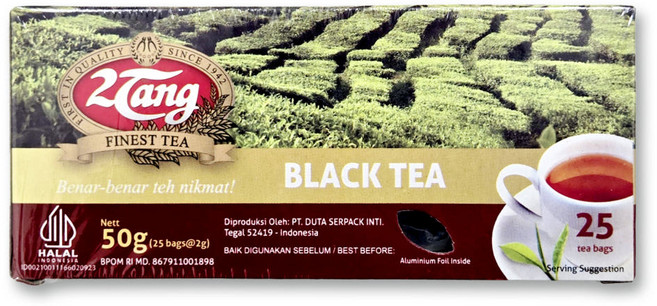 킹푸드 2땅 블랙티 2TANG BLACK TEA, 2g, 25개입, 1개, 2g