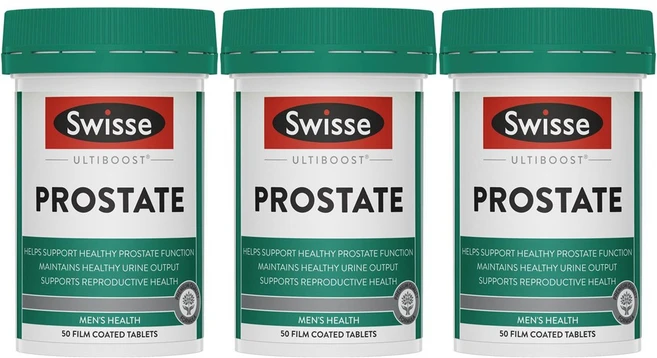 호주 스위스 울티부스트 전립선 건강 50정 3병 Swisse Ultiboost Prostate 50 Tablets, 3개 - 쿠팡