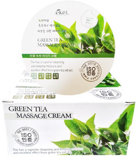 이켈 알로에 마사지크림 300ml, 04_녹차마사지크림, 1개