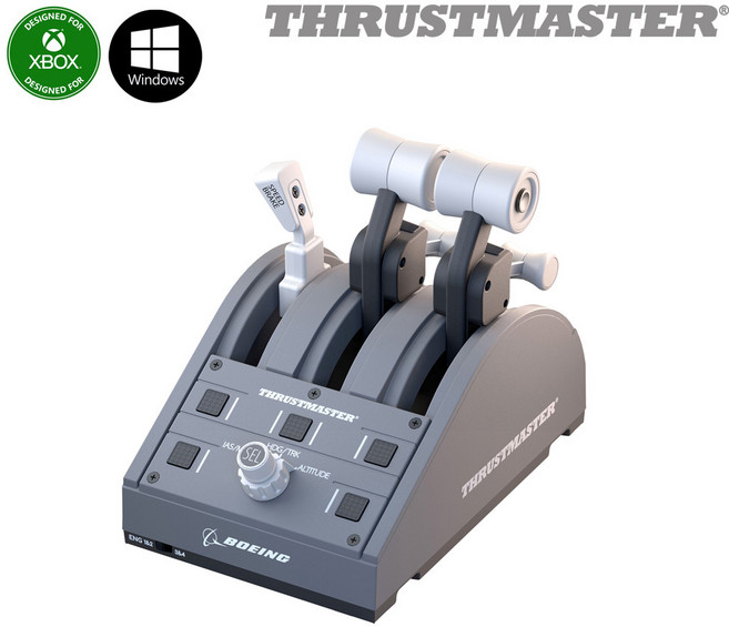 트러스트마스터 TCA YOKE QUADRANT BOEING EDITION 단품 (XBOX/PC 지원) PO, 1개