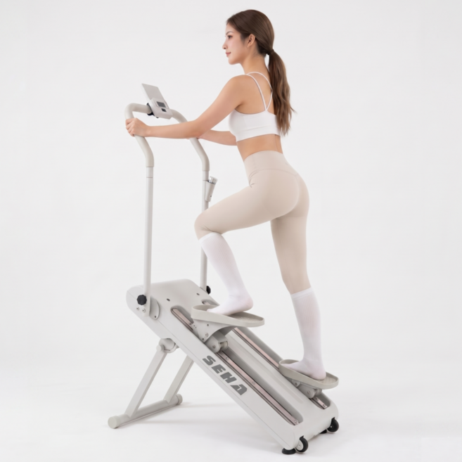 맥스코어 가정용 스탭퍼 실내 운동기구 스텝퍼 운동 천국의계단 홈트 스텝밀 스테퍼 계단, 화이트