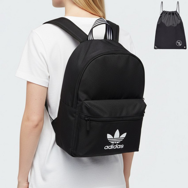 아디다스 미니 클래식 오리지널 작은 백팩 가방 (PGN짐쌕가방 지급)